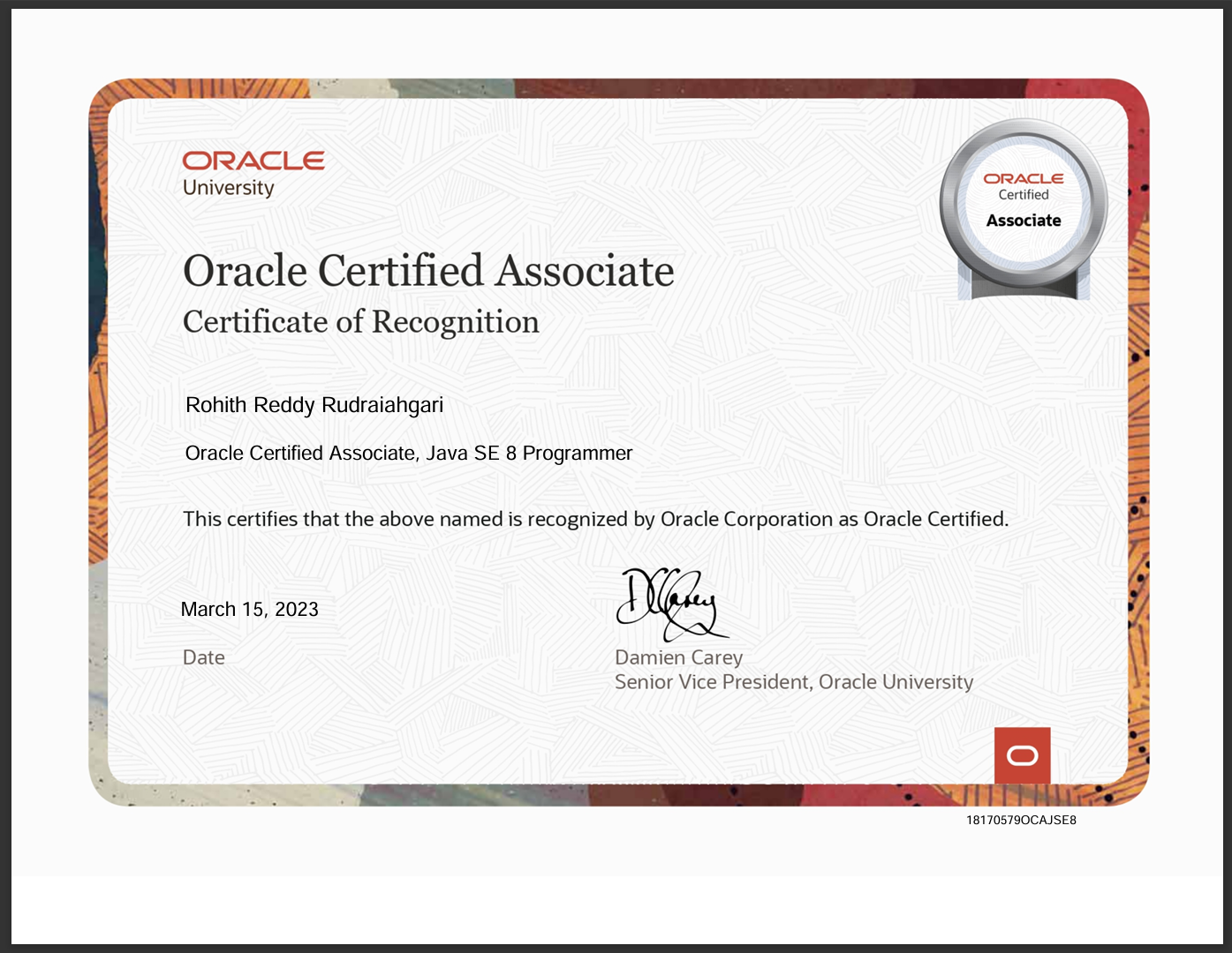 Certification 1
