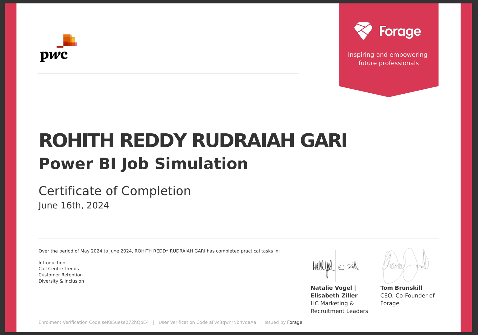 Certification 7